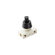 EB-Druckknopfschalter sw, 2(1)A,250V 1p. 924.138 