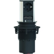 Steckdosen Elevator 1xSchutz.,2xUSB 928.017 