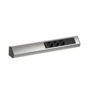 CASIA Steckdosenleiste 2m Edelstahl-Optik 932.006 