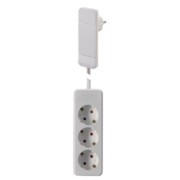 Schutzkont.-Flachstecker ws 1,6m Ltg 933.015 