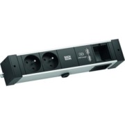 DESK RAIL Ladeeinsatz FR 2xUTE 1xUSB 1xCM 941.002 
