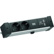 DESK RAIL Ladeeinsatz CH 2xCEE7/3 1xUSB 941.101 