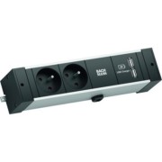DESK RAIL Ladeeinsatz FR 2xUTE 1xUSB 941.102 