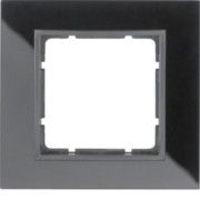 Glasrahmen schwarz 1fach 10116616 