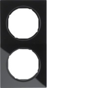 Rahmen Glas/sw 2fach 10122216 
