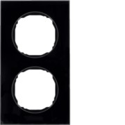 Rahmen 2-fach flach Glas schwarz 10122616 