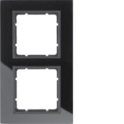 Glasrahmen schwarz 2fach 10126616 