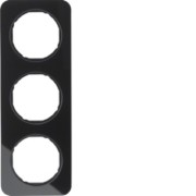 Rahmen Glas/sw 3fach 10132116 