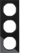 Rahmen Glas/sw 3fach 10132216 