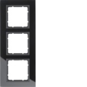 Glasrahmen schwarz 3fach 10136616 