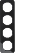 Rahmen Glas/sw 4fach 10142116 
