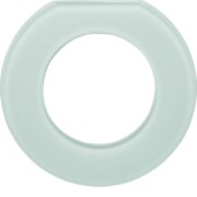 Glas-Endrahmen 1-fach Glas polarweiß 109219 