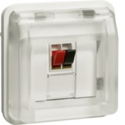 Lautsprecher-Anschlussdose n-Einsatz pws matt 11963522 