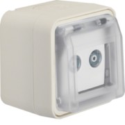 Antennen-Steckdose pws Einzeldose 2-Loch 12033512 