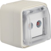 Antennen-Steckdose pws Durchgangsdose 2Loch 12033522 