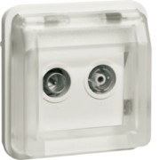 Antennen-Steckdoseneinsatz pws matt 12033542 