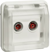 Antennen-Steckdoseneinsatz AP pws matt 12033552 