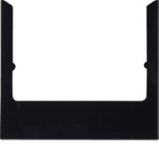Rahmen eckig sw Glas 13196616 