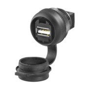 USB-Kupplung schwarz IE-FCM-USB-A 