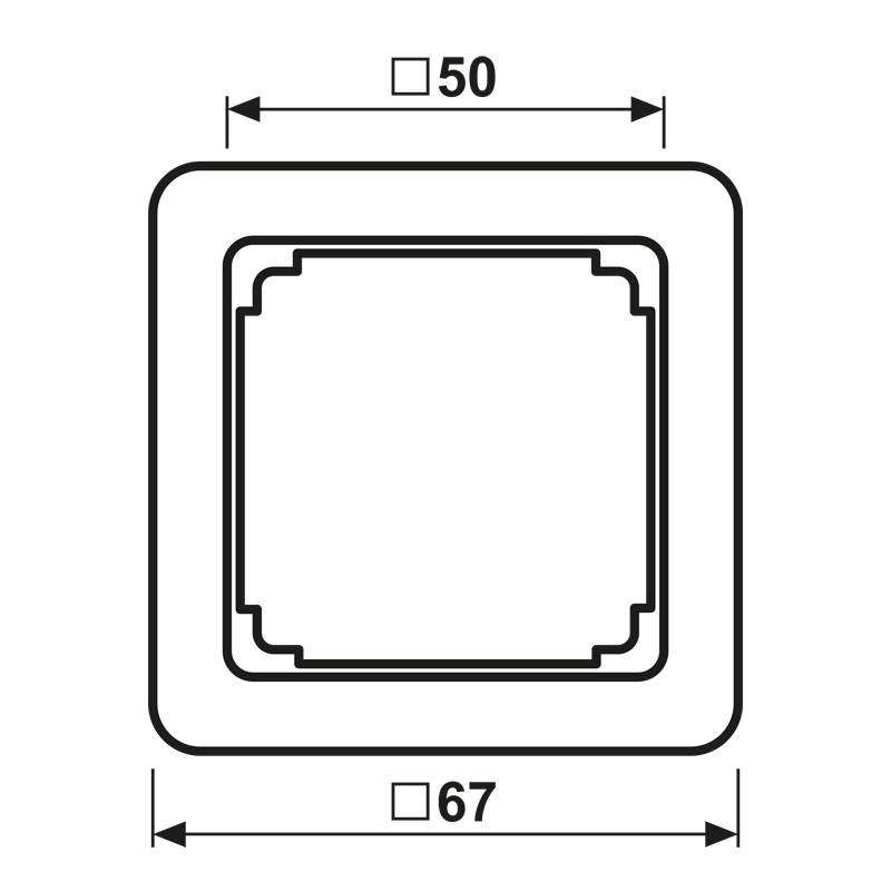 Zwischenrahmen aws zur Montage CD 590 Z WW 