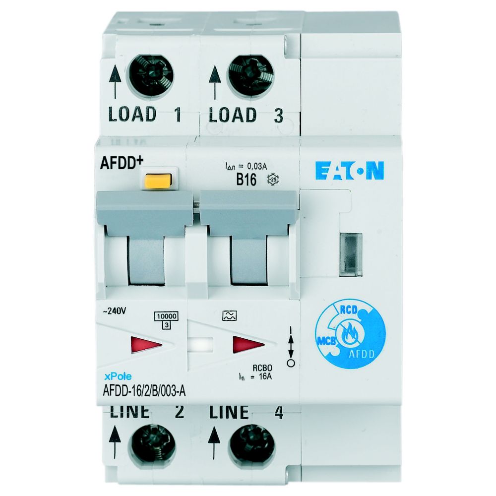 Eaton Brandschutzschalter 2polig, B16A, 30mA AFDD-16/2/B/003-A 