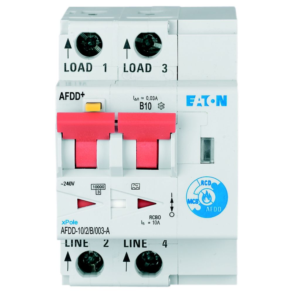 Eaton Brandschutzschalter 2polig, B10A, 30mA AFDD-10/2/B/003-A 