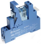 Koppelrelais 24VDC 2W 8A m.Fas.+LED+Freil. 49.52.9.024.0050 