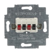 Lautsprecher-Anschlussdose 2fach, weiß 0248/02-101 