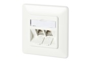 Anschlussdose C6Amodul UP 2Port 180 UP,rws 130B11D21002-E 