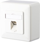 Anschlussdose C6A AP 1xRJ45 rws E-DAT 1AP 
