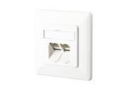 Anschlussdose C6A UP 2xRJ45,UP,rws 130C381002-I 