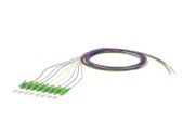OpDAT Pigtail LC-APC 2m OS2 B2 8farbig 150Q1JA0020E8 