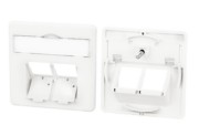 Zentralplatte 50x50 2P reinws E-DAT C6 860023-02-I 