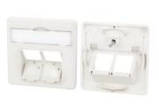 Zentralplatte 50x50 2P perlws E-DAT C6 860023-I 