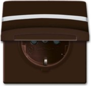 Schuko-Steckdoseneinsatz IP44 braun 20 EUGKBN-31-101 