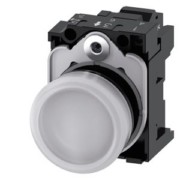 Leuchtmelder weiß, Linse, glatt 3SU1102-6AA60-3AA0 