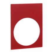 Leerschild 30x40 sw rt ZB2BY2101 