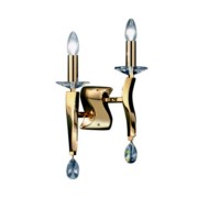 Wandleuchte Girata 2Lp. E14/40W, gold 00809042 