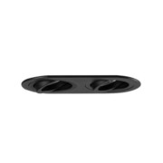 Einbaumodul oval strukturschwarz 45020180 
