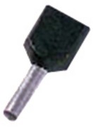 Zwillingsaderendhülse 2x1,5qmm schwarz ICIAE1512Z 