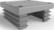 Kunststoff-Endkappe silber 129011-000 