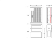 Normschrank IP44 1100x785x320mm A100-M-1100 