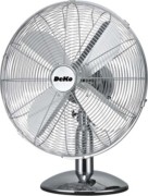 DeKon Tischventilator 29 cm, 35W, osz. B 500 Stratos chrom 