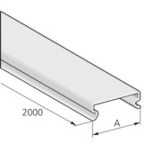 Minikanal-Deckel 2000mm PIKD 40 S 