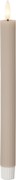 LED-Wachskerze 2er-Set 2x25cm, beige 061-64 