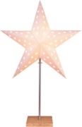 Standleuchte creme/eiche 233-07 