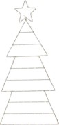 LED-Silhouette silber 857-36 