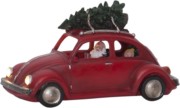 LED-Weihnachtszene Santa/Auto 992-21 