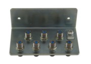 Erdungswinkel 7-fach für 7 HF-Kabel ERD7N 