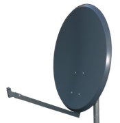 Alu-Reflektor 65cm graphit S65EL-G 